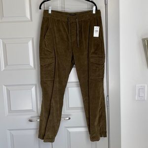 Sanctuary corduroy cargo pants in olive